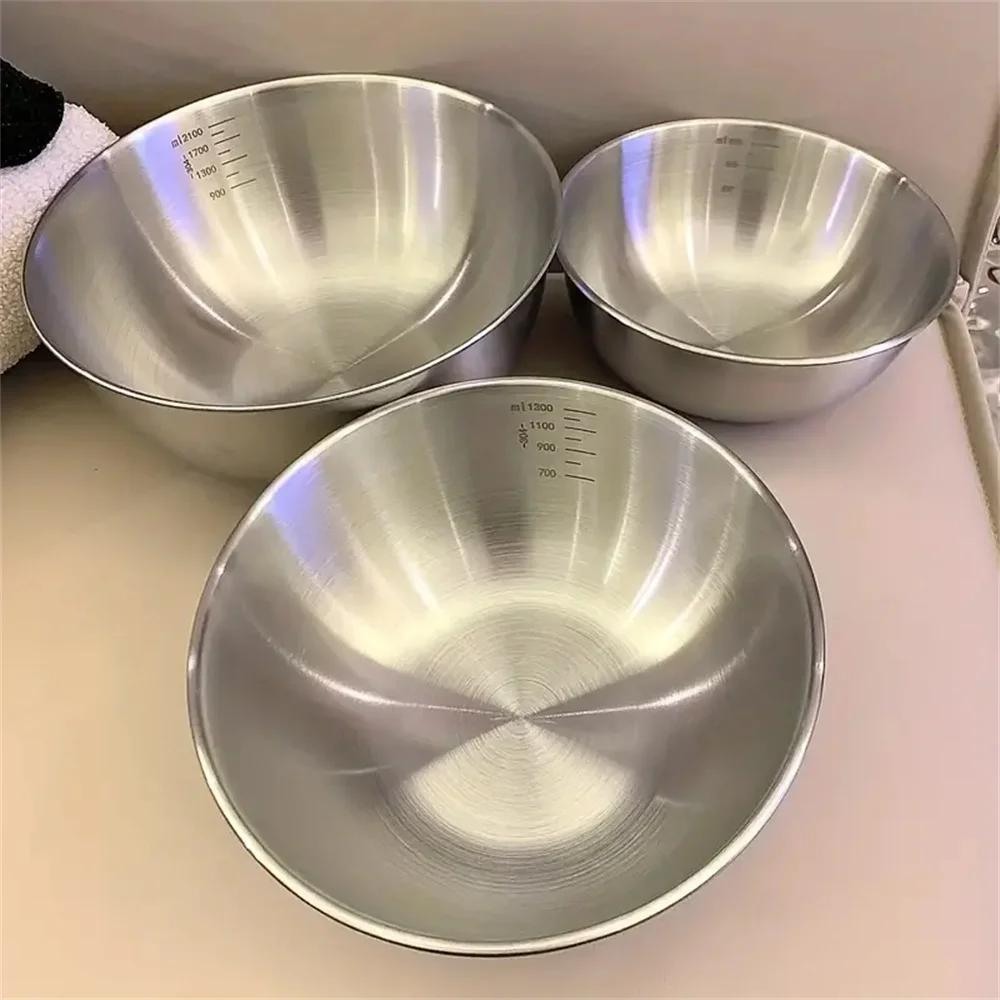 Baking Kitchen Set - Набор из 3-х мисок из нержавеющей