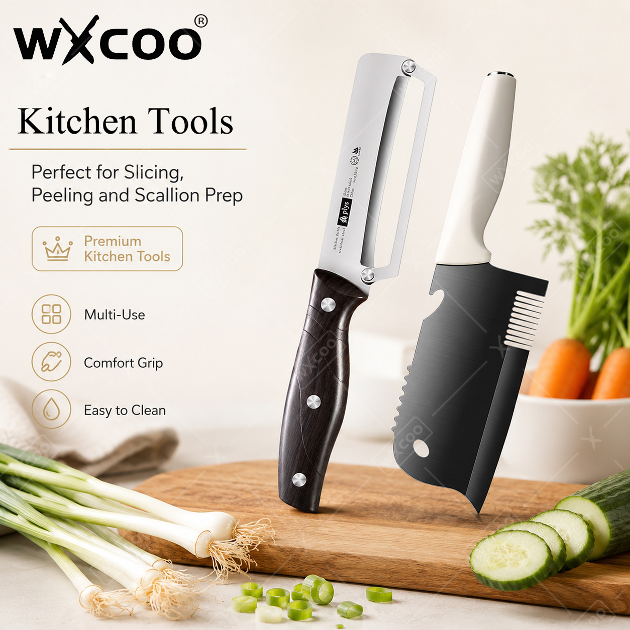 Kitchen Baking Utensil - WXCOO Резак-очиститель для зеленого лука из