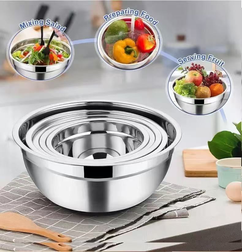 Набор утолщенных мисок из нерж – обзор и цена Baking Kitchen Set