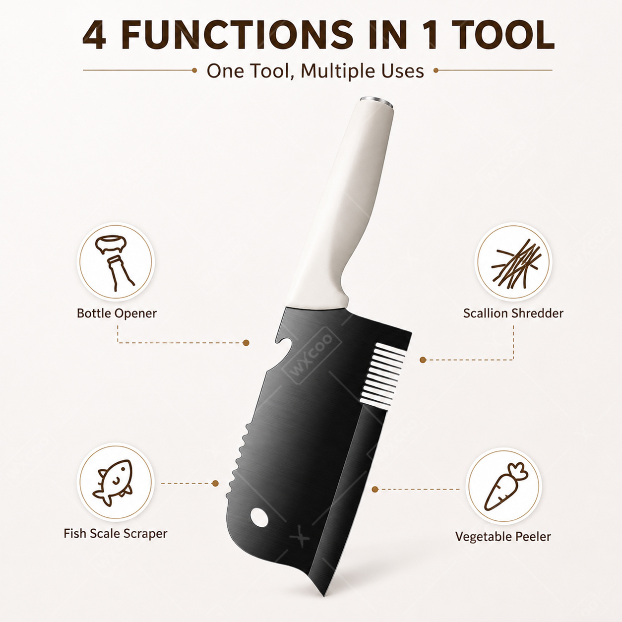 WXCOO Резак-очиститель для зел – обзор и цена Kitchen Baking Utensil